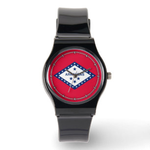 Vlaggenontwerp van de staat Arkansas Horloge