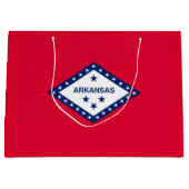 Vlaggenontwerp van de staat Arkansas Large Cadeautasje (Voorkant)