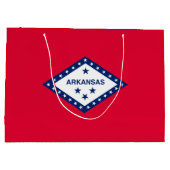 Vlaggenontwerp van de staat Arkansas Large Cadeautasje (Achterkant)