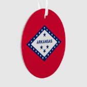 Vlaggenontwerp van de staat Arkansas Ornament (voorkant)