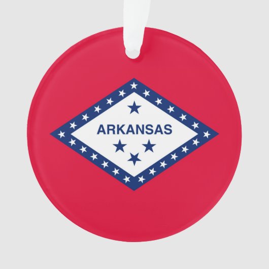 Vlaggenontwerp van de staat Arkansas Ornament (voorkant)