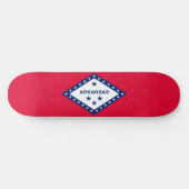 Vlaggenontwerp van de staat Arkansas Persoonlijk Skateboard (Horizontaal)