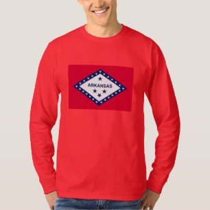 Vlaggenontwerp van de staat Arkansas T-shirt