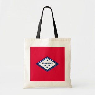 Vlaggenontwerp van de staat Arkansas Tote Bag
