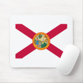 Vlaggenontwerp van de staat Florida Muismat (Met muis)