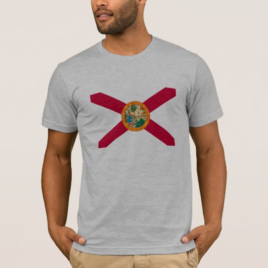 Vlaggenontwerp van de staat Florida T-shirt (Voorkant)