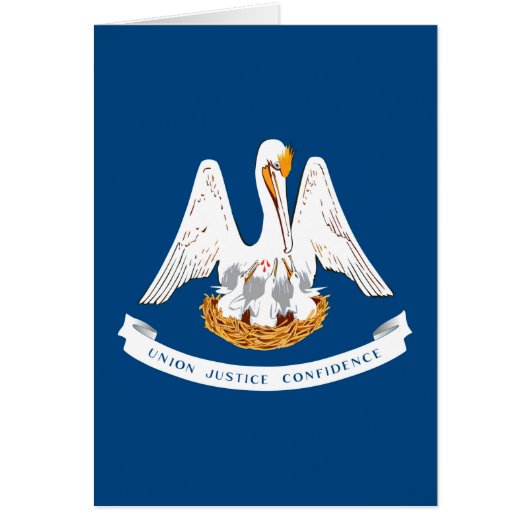 Vlaggenontwerp van de staat Louisiana (Voorkant)