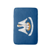 Vlaggenontwerp van de staat Louisiana Badmat (Voorkant Verticaal)