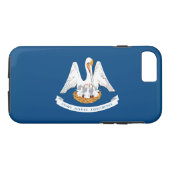 Vlaggenontwerp van de staat Louisiana Case-Mate iPhone Case (Achterkant (Horizontaal))