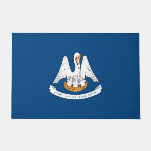 Vlaggenontwerp van de staat Louisiana Deurmat (Voorkant)