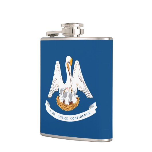 Vlaggenontwerp van de staat Louisiana Heupfles (Links)