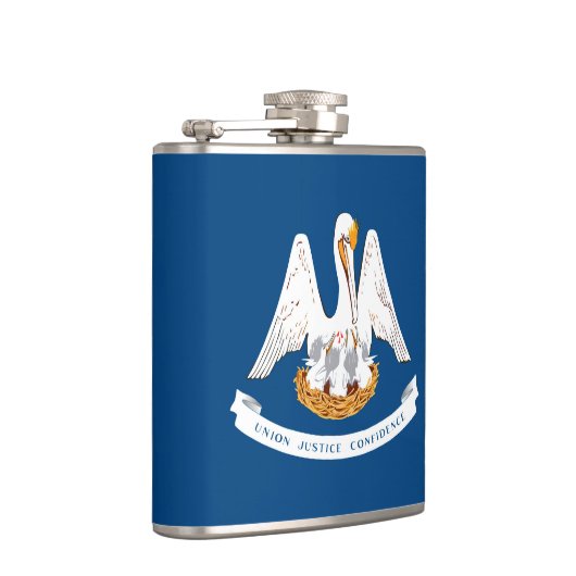 Vlaggenontwerp van de staat Louisiana Heupfles (Rechts)