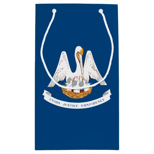 Vlaggenontwerp van de staat Louisiana Klein Cadeauzakje (Achterkant)