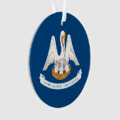 Vlaggenontwerp van de staat Louisiana Ornament (voorkant)