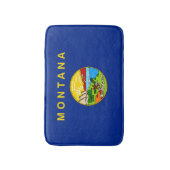 Vlaggenontwerp van de staat Montana Badmat (Voorkant Verticaal)