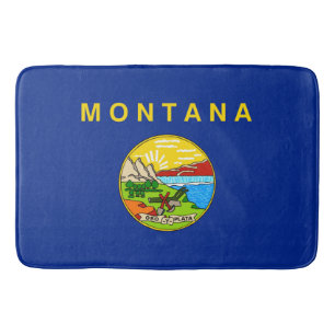 Vlaggenontwerp van de staat Montana Badmat