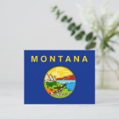 Vlaggenontwerp van de staat Montana Briefkaart (Staand voorkant)