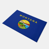 Vlaggenontwerp van de staat Montana Deurmat (Schuin)