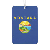 Vlaggenontwerp van de staat Montana Luchtverfrisser (Achterkant)