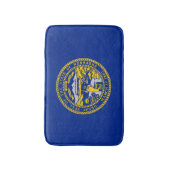 Vlaggenontwerp van de staat Nebraska Badmat (Voorkant Verticaal)