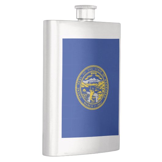 Vlaggenontwerp van de staat Nebraska Flacon (Rechts)