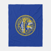Vlaggenontwerp van de staat Nebraska Fleece Deken (Voorkant)