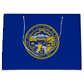 Vlaggenontwerp van de staat Nebraska Groot Cadeauzakje (Voorkant)