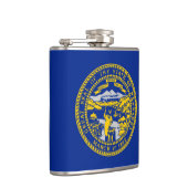 Vlaggenontwerp van de staat Nebraska Heupfles (Rechts)