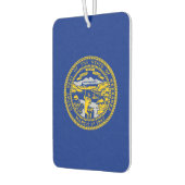 Vlaggenontwerp van de staat Nebraska Luchtverfrisser (Links)