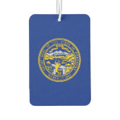 Vlaggenontwerp van de staat Nebraska Luchtverfrisser (Achterkant)