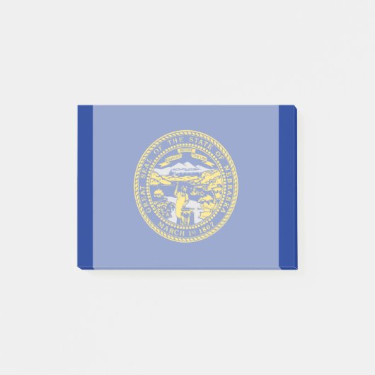 Vlaggenontwerp van de staat Nebraska Post-it® Notes (Voorkant)