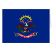 Vlaggenontwerp van de staat North Dakota (Voorkant Horizontaal)