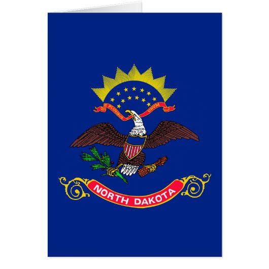 Vlaggenontwerp van de staat North Dakota (Voorkant)