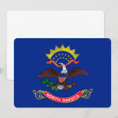 Vlaggenontwerp van de staat North Dakota (Voorkant / Achterkant)
