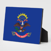 Vlaggenontwerp van de staat North Dakota Fotoplaat (Zijkant)