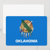 Vlaggenontwerp van de staat Oklahoma (Voorkant / Achterkant)