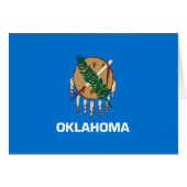 Vlaggenontwerp van de staat Oklahoma (Voorkant Horizontaal)