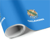 Vlaggenontwerp van de staat Oklahoma Cadeaupapier (Rol Hoek)