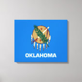 Vlaggenontwerp van de staat Oklahoma Canvas Afdruk (Voorkant)