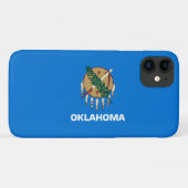 Vlaggenontwerp van de staat Oklahoma Case-Mate iPhone Case (Achterkant (horizontaal))