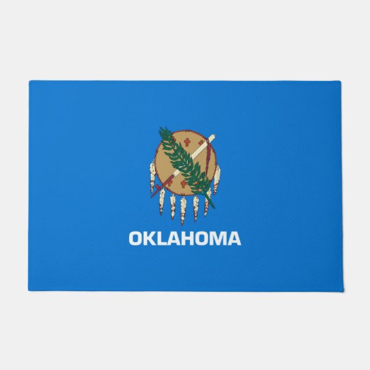 Vlaggenontwerp van de staat Oklahoma Deurmat (Voorkant)
