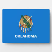 Vlaggenontwerp van de staat Oklahoma Fotoplaat (voorkant)