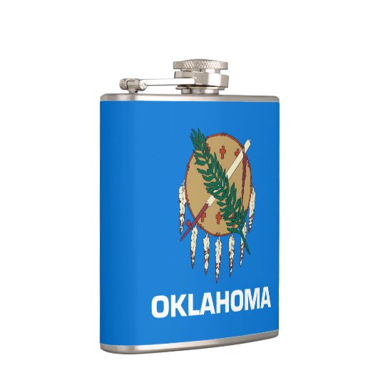 Vlaggenontwerp van de staat Oklahoma Heupfles (Rechts)