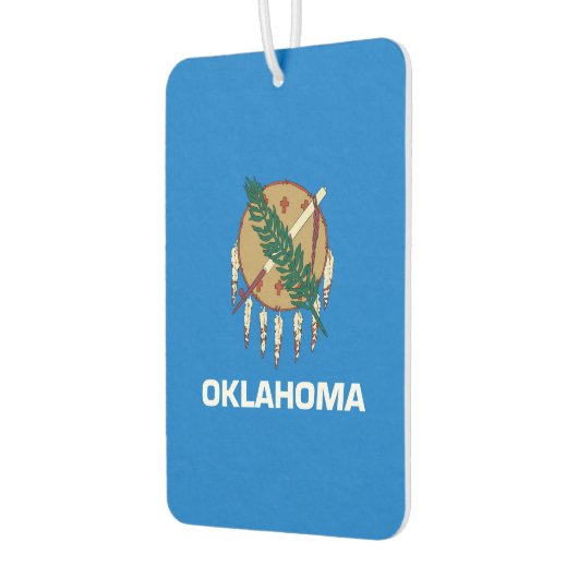 Vlaggenontwerp van de staat Oklahoma Luchtverfrisser (Links)