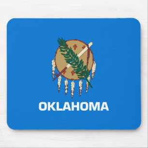 Vlaggenontwerp van de staat Oklahoma Muismat