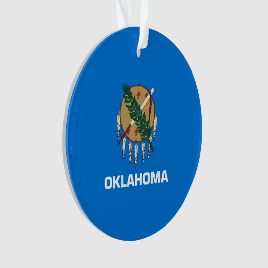 Vlaggenontwerp van de staat Oklahoma Ornament (voorkant)