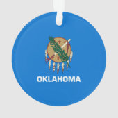 Vlaggenontwerp van de staat Oklahoma Ornament (achterkant)