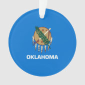 Vlaggenontwerp van de staat Oklahoma Ornament (voorkant)