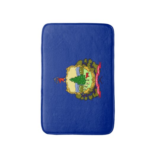 Vlaggenontwerp van de staat Vermont Badmat (Voorkant Verticaal)
