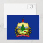 Vlaggenontwerp van de staat Vermont Briefkaart (Voorkant / Achterkant)